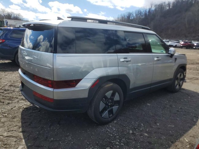 Salvage 2024 Hyundai Santa Fe Hybrid Sel in Gray
