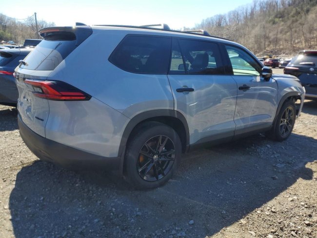 Salvage 2025 Toyota Grand Highlander Hybrid Nightshade in Gray