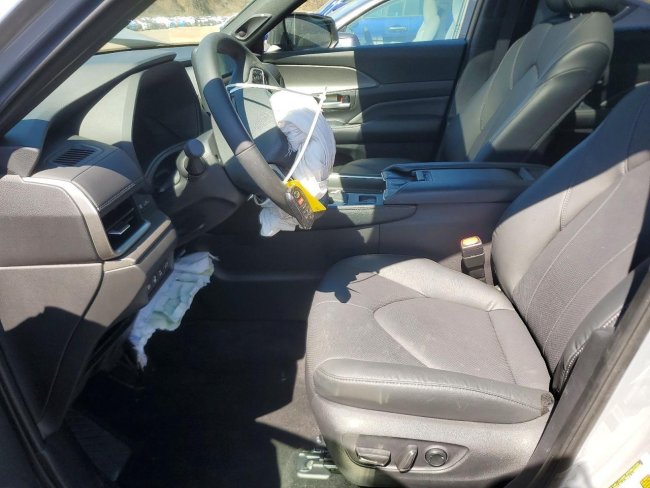 Salvage 2025 Toyota Grand Highlander Hybrid Nightshade in Gray