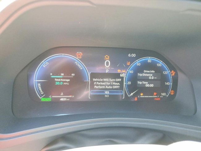 Salvage 2025 Toyota Grand Highlander Hybrid Nightshade in Gray