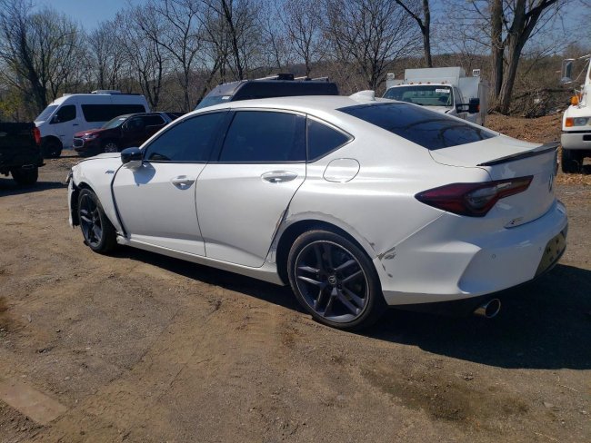 Salvage 2025 Acura Tlx A-spec in White
