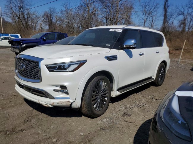 Salvage 2023 Infiniti Qx80 Sensory in White