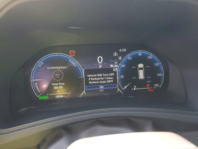 Salvage 2025 Toyota Grand Highlander Hybrid Max Platinum in Black