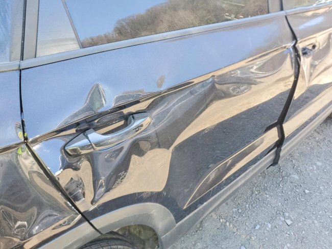 Salvage 2024 Volkswagen Taos  in Black