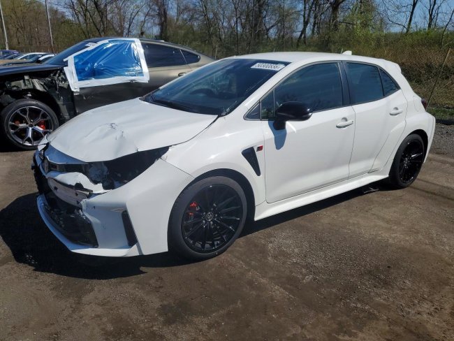 Salvage 2024 Toyota Gr Corolla  in White