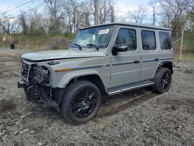 Salvage 2025 Mercedes-benz G 580e  in Gray