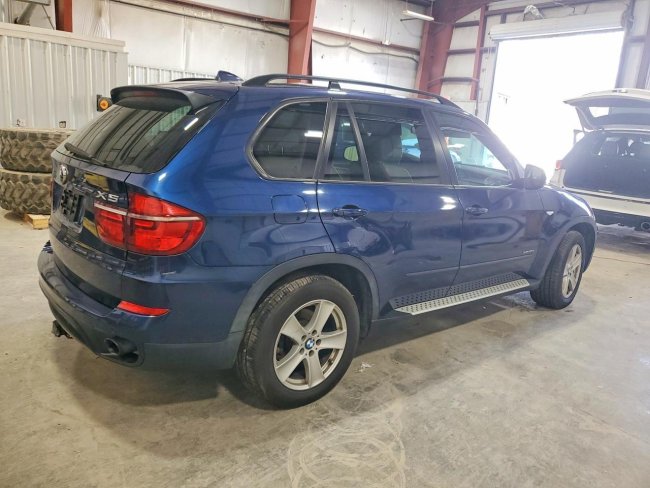 Salvage 2012 Bmw X5 Xdrive35d in Blue