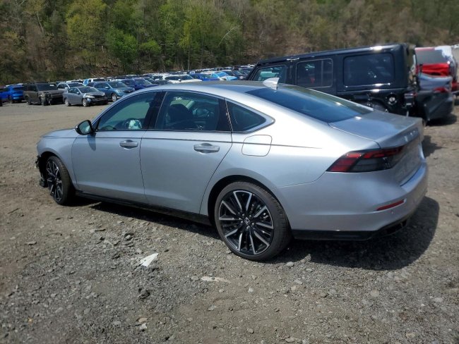 Salvage 2024 Honda Accord Touring Hybrid in Silver