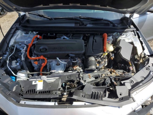 Salvage 2024 Honda Accord Touring Hybrid in Silver