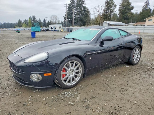 Salvage 2005 Aston Martin Vanquish S in Black