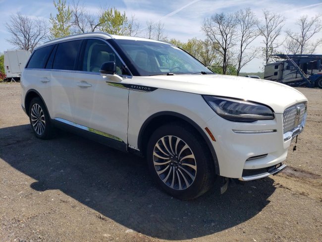 Salvage 2023 Lincoln Aviator  in White