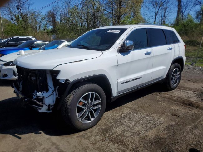 Salvage 2020 Jeep Grand Cherokee Limited in White