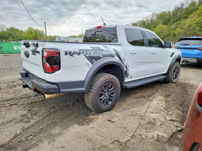 Salvage 2024 Ford Ranger Raptor in White