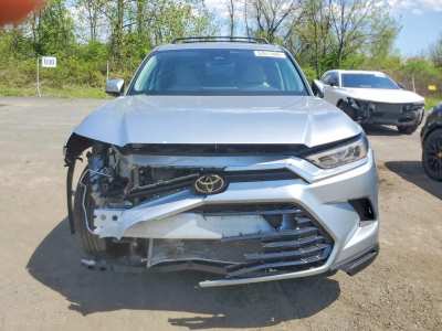 Salvage 2025 Toyota Grand Highlander Hybrid Xle in Gray