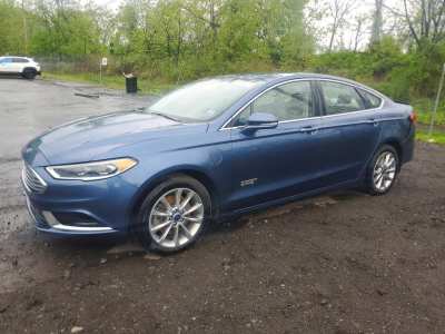 Salvage 2018 Ford Fusion Se Phev in Blue