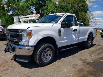Salvage 2021 Ford F350  in White