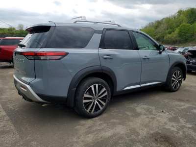 Salvage 2025 Nissan Pathfinder Platinum in Gray