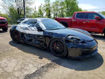 Salvage 2016 Porsche Cayman Gts in Black