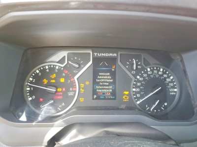 Salvage 2022 Toyota Tundra Limited in Burgundy