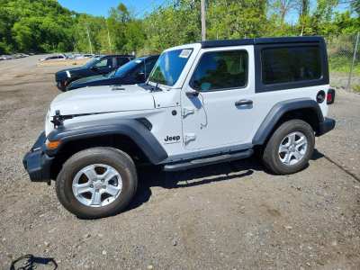 Salvage 2023 Jeep Wrangler  in Gray