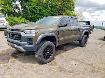 Salvage 2023 Chevrolet Colorado Trail Boss in Brown