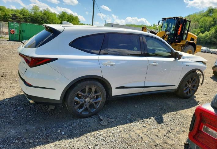 Salvage 2024 Acura Mdx A-spec in White