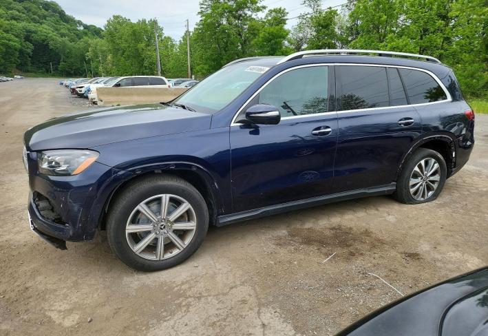 Salvage 2022 Mercedes-benz Gls 450 4matic in Blue