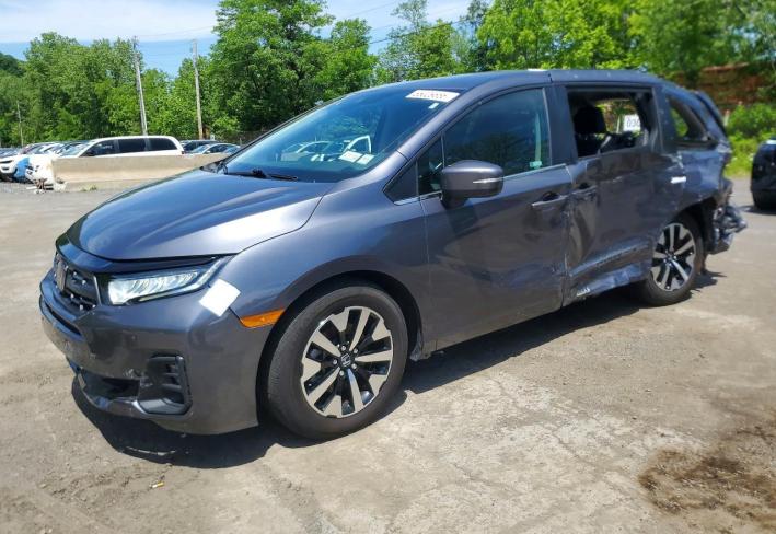 Salvage 2025 Honda Odyssey Exl in Gray