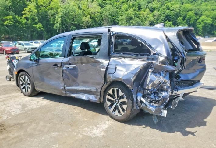 Salvage 2025 Honda Odyssey Exl in Gray