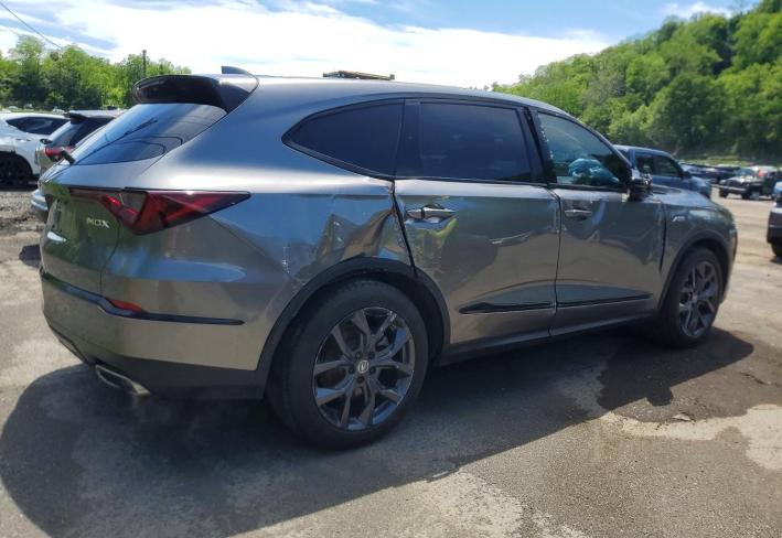 Salvage 2024 Acura Mdx A-spec in Серый
