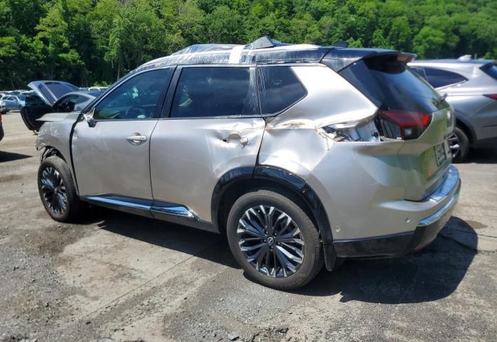 Salvage 2025 Nissan Rogue Platinum in Золотой