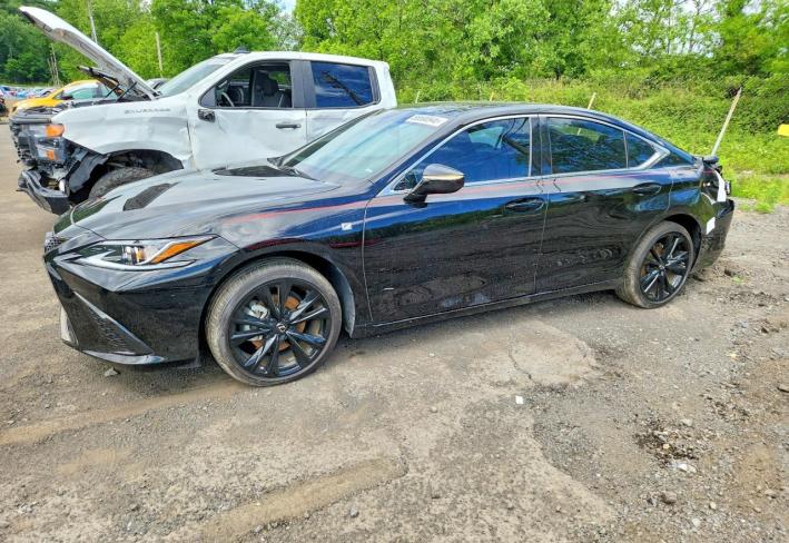 Salvage 2024 Lexus Es 350 F Sport Handling in Черный