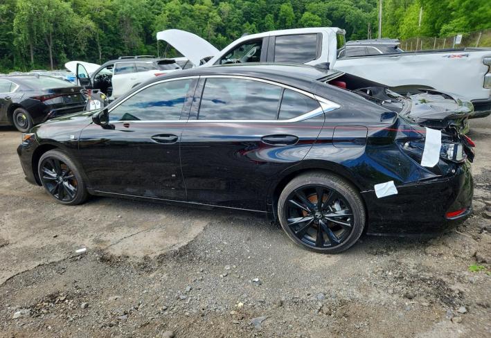 Salvage 2024 Lexus Es 350 F Sport Handling in Черный