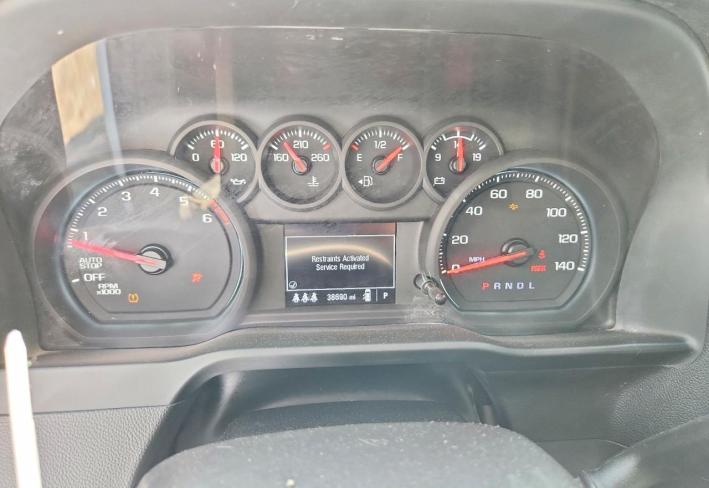 Salvage 2024 Chevrolet Silverado  in Белый