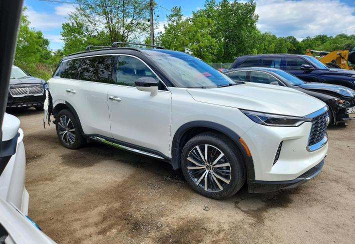 Salvage 2025 Infiniti Qx60 Autograph in White