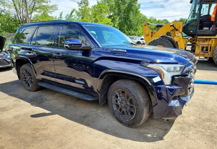 Salvage 2024 Toyota Sequoia Platinum in Black