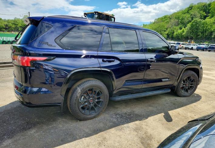 Salvage 2024 Toyota Sequoia Platinum in Black