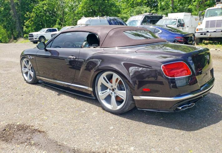 Salvage 2016 Bentley Continental Gt V8 S in Brown