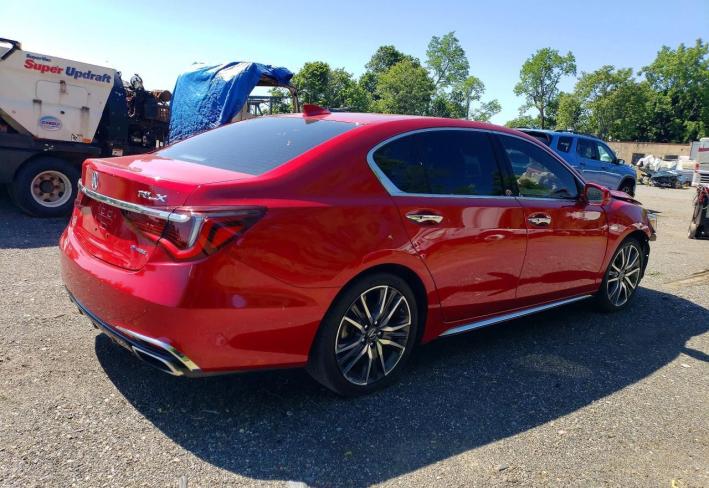 Salvage 2020 Acura Rlx Hybrid Advance in Бордовый