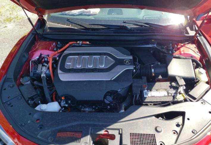 Salvage 2020 Acura Rlx Hybrid Advance in Бордовый