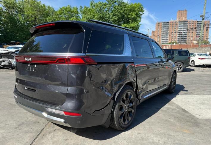 Salvage 2023 Kia Carnival Sx Prestige in Черный