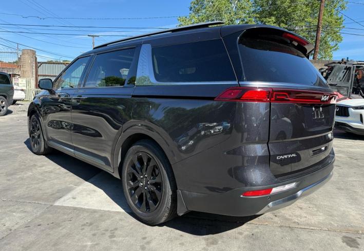 Salvage 2023 Kia Carnival Sx Prestige in Черный