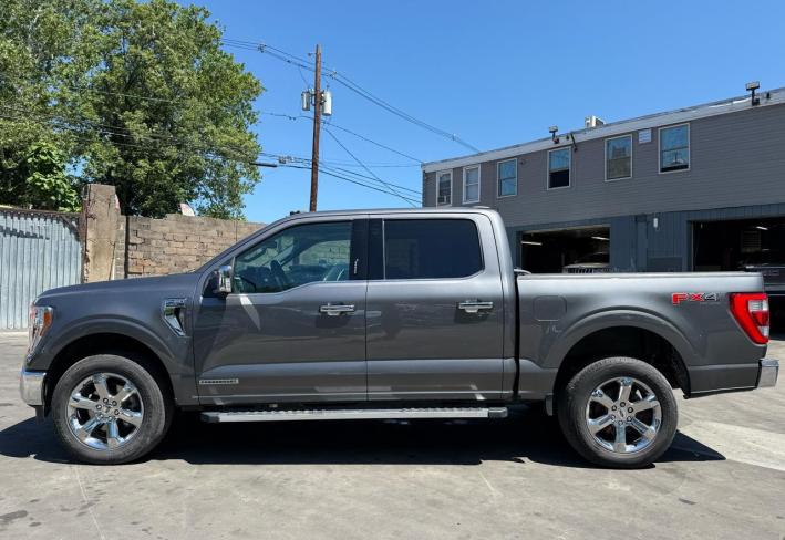 Salvage 2023 Ford F150 Lariat in Gray