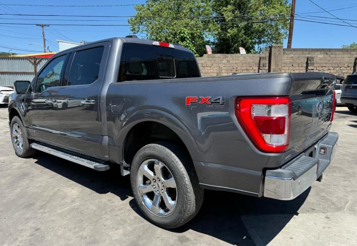Salvage 2023 Ford F150 Lariat in Gray