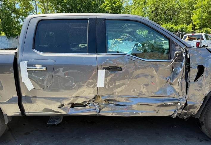 Salvage 2023 Ford F150 Lariat in Gray
