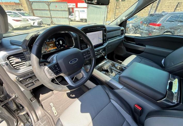 Salvage 2023 Ford F150 Lariat in Gray