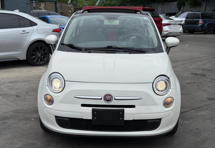 Salvage 2012 Fiat 500 C Pop in White