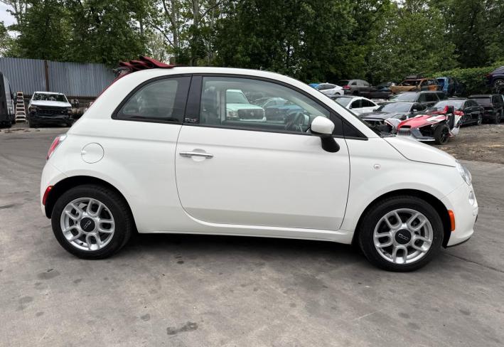 Salvage 2012 Fiat 500 C Pop in White