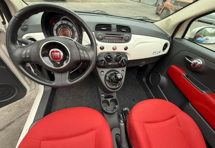 Salvage 2012 Fiat 500 C Pop in White
