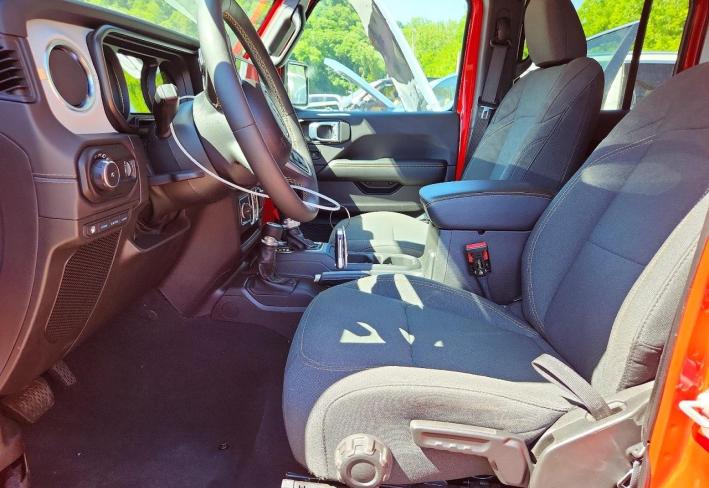 Salvage 2024 Jeep Wrangler Sahara 4xe in Red